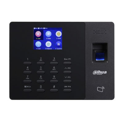 Reloj checador Dahua DHI-ASA2212GL-MEW avanzado con 5000 huellas y pantalla color